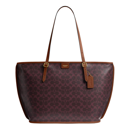 Coach Taxi Tote in Signature Canvas