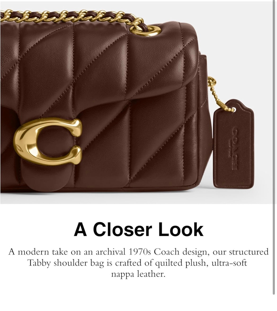 COACH Tabby Shoulder Bag